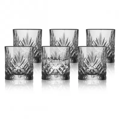 Lyngby Glas Kieliszki do shotów ze szkła kryształowego Melodia 31134 6 x 80 ml