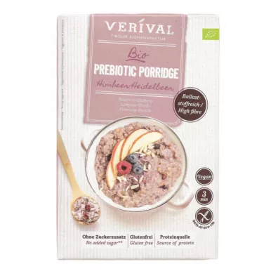 Verival Owsianka błonnikowa z malinami i borówkami 350 g Bio