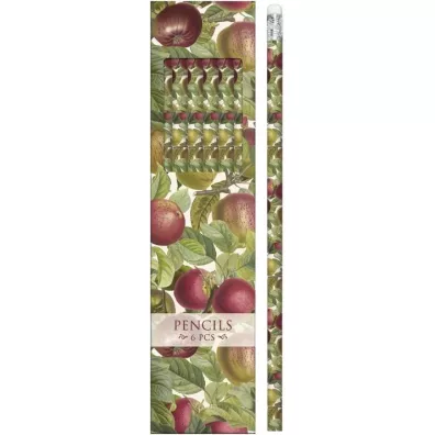 Ołówki ozdobne STPEN34 jabłoń 6 sztuk