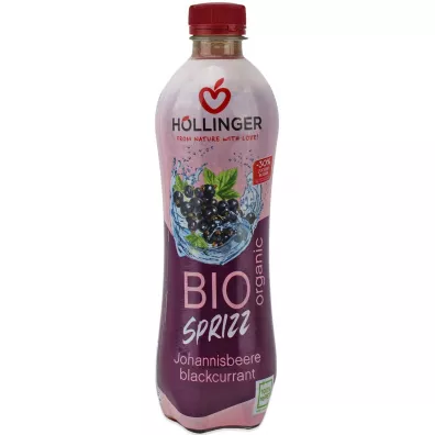 Hollinger Napój gazowany czarna porzeczka 30 % mniej cukru 500 ml Bio