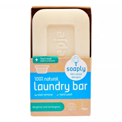 Soaply Mydło w kostce do prania bergamotka i trawa cytrynowa eco 120 g