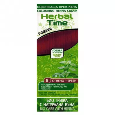Herbal Time Naturalna Henna Ognista Czerwień 75 ml