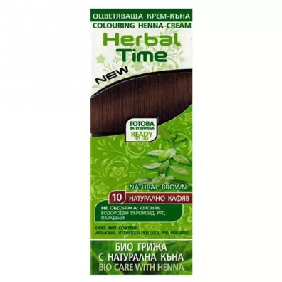 Herbal Time Naturalna Henna Naturalny Brąz 75 ml