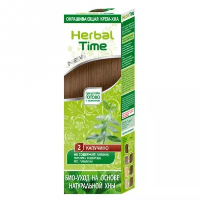 Herbal Time Naturalna Henna CAPPUCCINO 75 ml