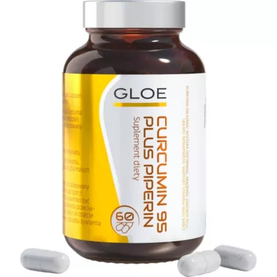 Gloe Curcumin 95 Plus Piperin Suplement diety 60 kaps.