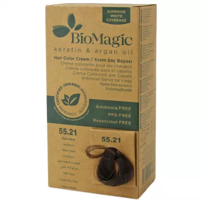 Biomagic Farba do włosów mroźny brąz (55.21) 250 g