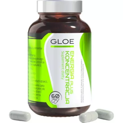 Gloe Energia plus koncentracja Suplement diety 60 kaps.