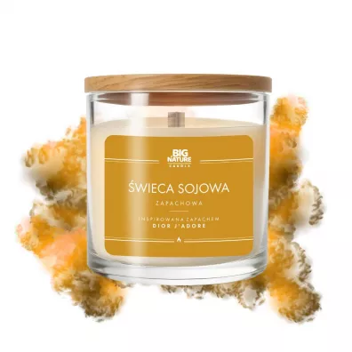Big Nature Świeca sojowa zap. insp. DIOR JADORE 225 g