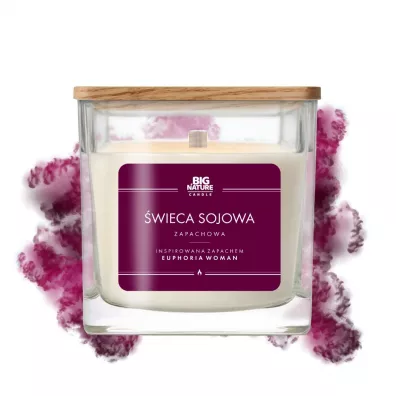 Big Nature Świeca sojowa zap. insp. EUPHORIA WOMAN 220 g