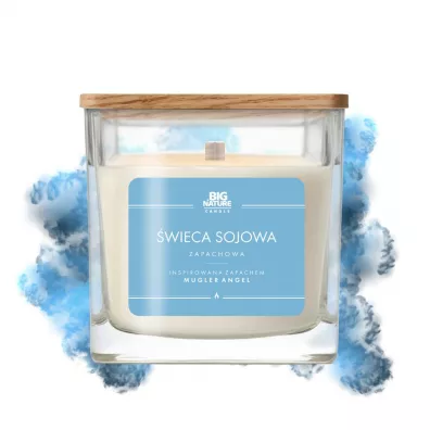 Big Nature Świeca sojowa zap. insp. MUGLER ANGEL 505 g
