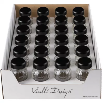 Vialli Design Display ze słoiczkami na przyprawy Vilagio 1302 24 szt.