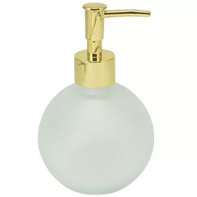 Bathroom Solutions Szklany dozownik na mydło biały 400 ml