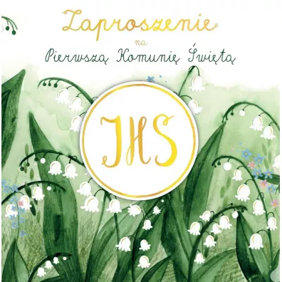 Henry Zaproszenie - Komunia konwalie (5szt)