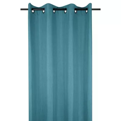 Stof Zasłona gotowa BEA 140x260 turkusowa