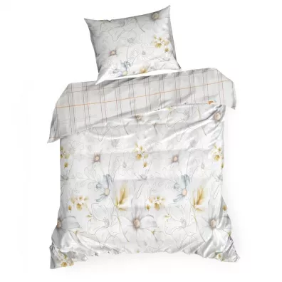 Eurofirany B.b. Choczyńscy Sp.J. Pościel Lea/09 140x200 kwiaty dwustronna