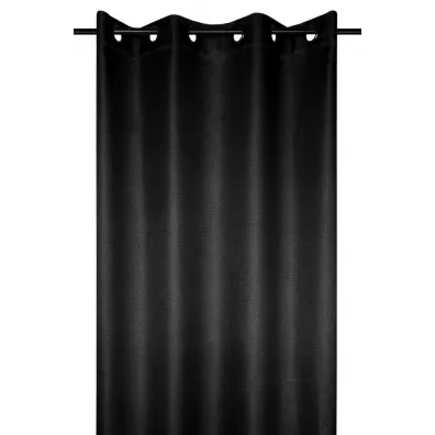 Stof Zasłona Copenhague 140x260 czarna