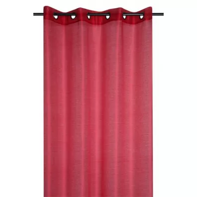 Stof Firana Linwood 140x260 czerwona błyszcząca