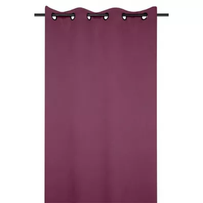 Stof Zasłona Notte 135x250 fioletowa zaciemniająca
