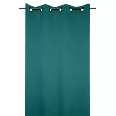 Stof Zasłona Notte 135x250 zielona zaciemniająca