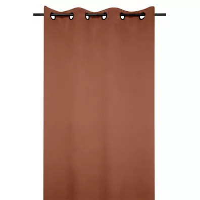 Stof Zasłona Notte 135x250 pomarańczowa zaciemniająca