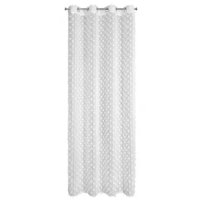 Eurofirany B.b. Choczyńscy Sp.J. Elegancka zasłona Aurelia Eva Minge 135x250 cm biała