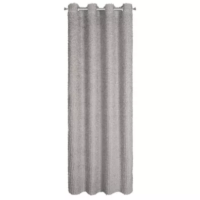 Eurofirany B.b. Choczyńscy Sp.J. Elegancka zasłona Tiffany Eva Minge 135x250 cm srebro