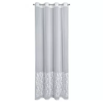 Eurofirany B.b. Choczyńscy Sp.J. Elegancka firana Inga 140x250 biała