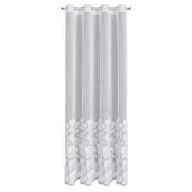 Eurofirany B.b. Choczyńscy Sp.J. Elegancka firana Jasmin 140x250 biała