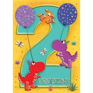 Henry Karnet B6 Urodziny 2 - Dinozaury