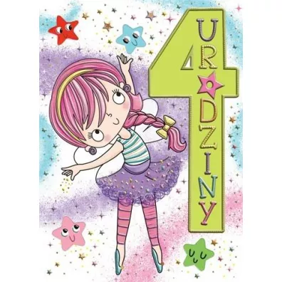 Henry Karnet B6 Urodziny 4 - Tancerka