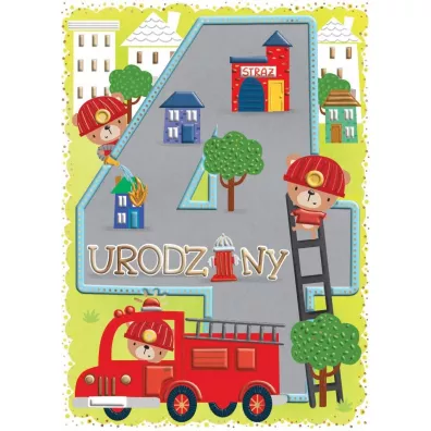 Henry Karnet B6 Urodziny 4 - Straż Pożarna