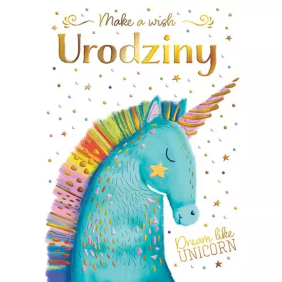 Henry Karnet B6 Urodziny - Jednorożec z gwiazdą