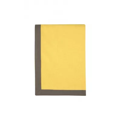 Stof Obrus Duo 140x200 musztardowy taupe
