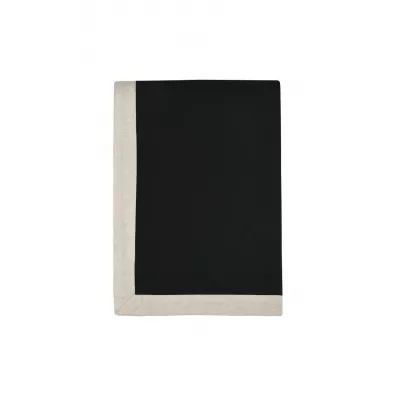 Stof Obrus Duo 140x240 czarny jasnobeżowy