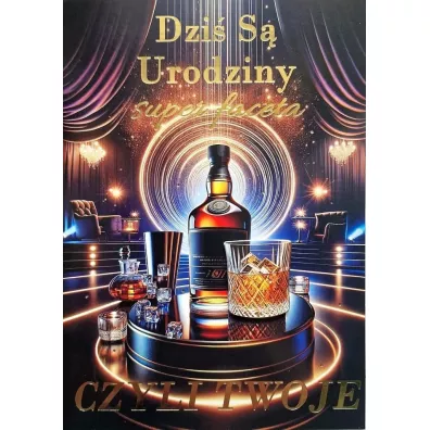 Karnet Urodziny Whisky 3K