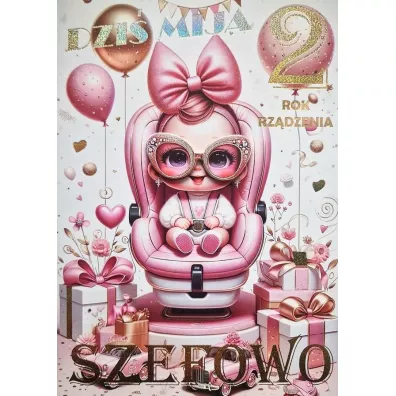 Karnet Urodziny 2 3K