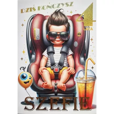 Karnet Urodziny 4 3K