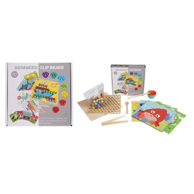 Mozaika drewniana obrazki z kulek kolorowych Norimpex