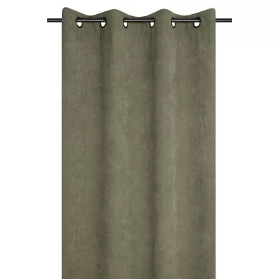 Stof Zasłona Dandy 140x260 khaki sztruks