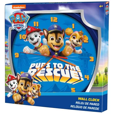 Psi Patrol Zegar ścienny Paw Patrol 25cm PW20002