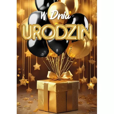 Armin Style Karnet B6 3D Urodziny