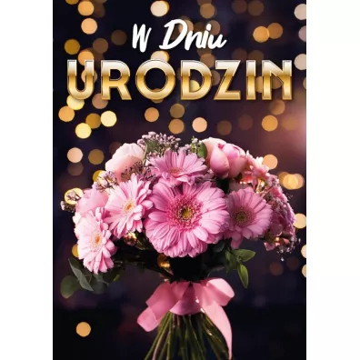 Armin Style Karnet B6 3D Urodziny