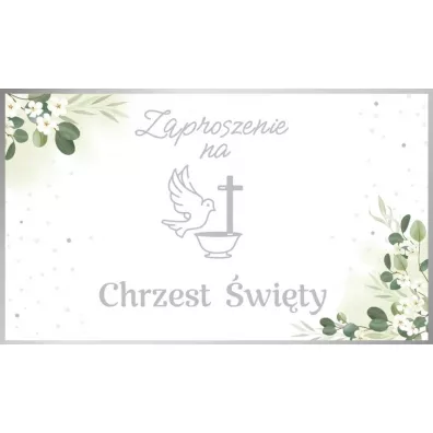 Armin Style Zaproszenie Chrzest (10szt)