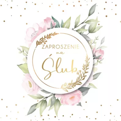 Armin Style Zaproszenie Śub (5szt)