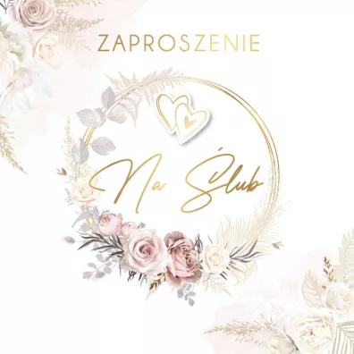 Armin Style Zaproszenie Ślub (5szt)