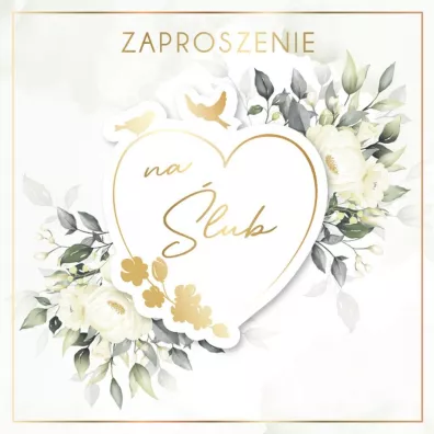Armin Style Zaproszenie Ślubu (5szt)
