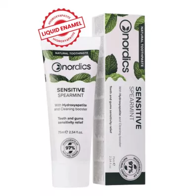 Nordics Pasta do zębów remineralizująca sensitive z płynnym szkliwem 75 ml