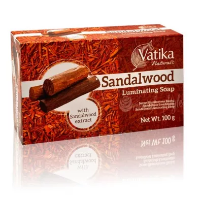 Dabur Mydło Vatika z Drzewem Sandałowym - Oczyszczanie i odżywienie skóry 100 g
