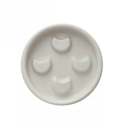 Mohani Mydelniczka ceramiczna Lunula ecru matowa