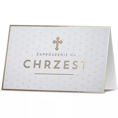 Zaproszenie Chrzest (5szt)